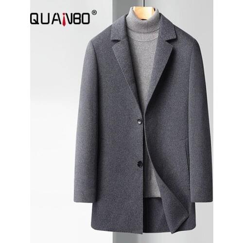 QUANBO Men's Coat