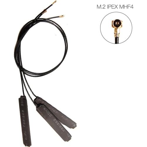 3PCS Wireless Antennas IPEX MHF4 Extension Cable For Intel AX210NGW AX200NGW 9260NGW 8265NGW NGFF M.2 Wifi Card (Inner Pin)