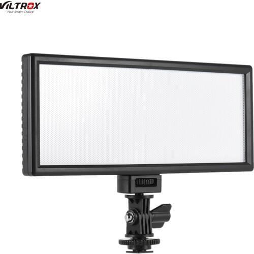 Viltrox L132B Professional Ultra-thin LED Video Light Photography Fill Light Adjustable Brightness for DSLR Camera Camcorder