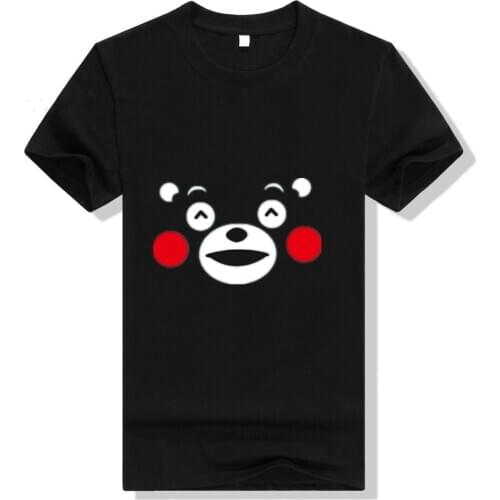 Cartoon anime Kumamon T-shirt women High Quality Funny T Shirts Summer Style Casual Cotton Tee Shirt women t shirt