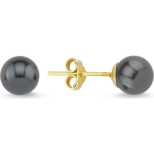 Gold Pearl Earrings TTGKPA22-Certified 14K Gold-A perfect gift for your Loved Ones-Ephesus Gold & Diamond