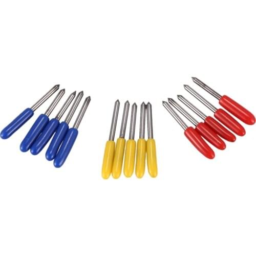 16Pc 30/45/60 Degrees Mimaki Cricut Cutting Plotter Vinyl Cutter Blades+ Mimaki Blade Holder