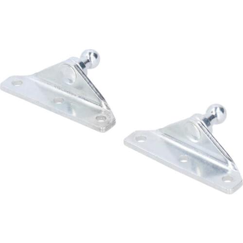 2pcs 10mm Ball Studs Gas Spring Lift Support Mounting Bracket for Prop and Strut M10 Automobile Accessory