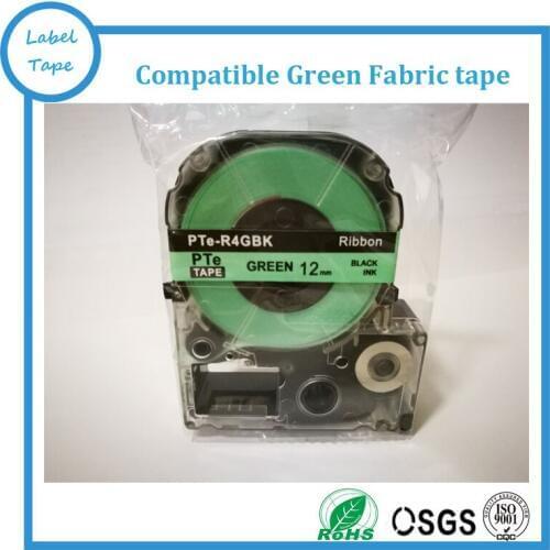 5pcs/lot PTe-R4GBK Fabric on iron tape for clothes/textile/toys 12mm*5m compatible for LW-400/700/600P/1000P