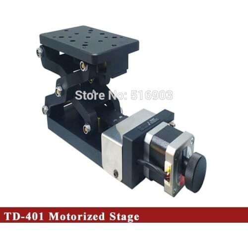 Free Shipping High Accuracy Z Axis Vertical Linear Motorized Stage Guide Mini Electric Lifting Platform Motorized Lab Jack
