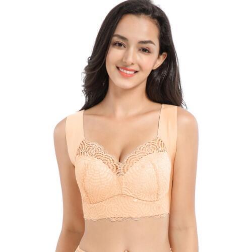 Bras for women bralette plus large size lace underwear push up intimates bh brassiere crop tops sexy lingerie minimizer