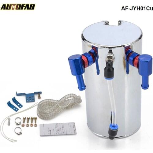 Jdm 600ml Universal Aluminum Alloy Reservouir Oil Catch Can Tank 600ML Silver AF-JYH01Cu