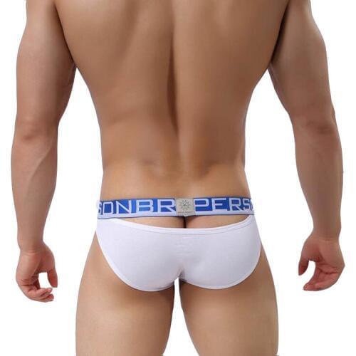 Male underwear elastic cotton underpants briefs underwear gay men hollow cueca ropa interior hombre sexy ropa calzoncillos men