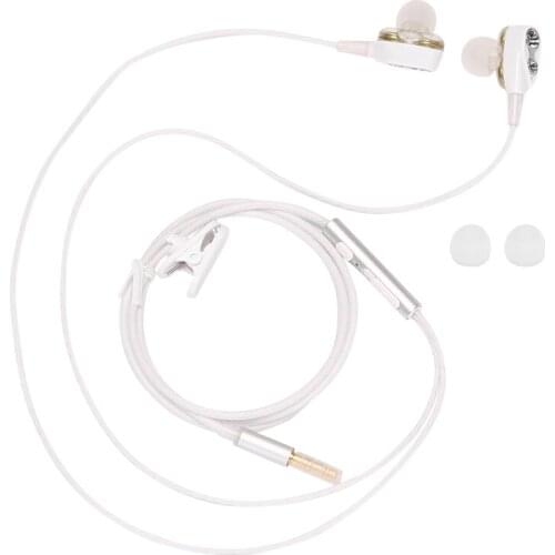 Earbuds Earphones With Mic Noise Isolation Passive Canceling Bass Driver In-Line Microphone With Phone Controls IEM