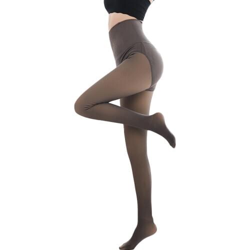 Nylon Autumn Winter New High-Waist Belly-Lifting Ladies Leggings Solid Colo Leggings For Women Fashion Fishbone Bottom Pant 2020