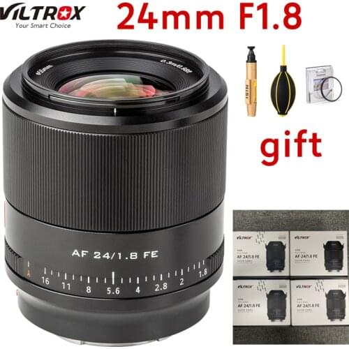Viltrox 24mm F1.8 FE Camera Lens Auto Focus Full Frame Lens For Sony E Mount For Sony A7M3 A7RIII Mirrorless Camera