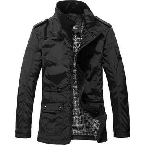 Sportswear bomber mens windbreaker jackets england spring polo warm winter jacket with many pockets mens jackets and coats 5xl