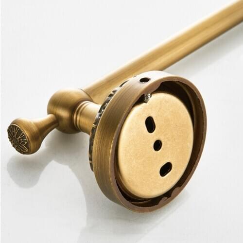 Toilet Kitchen Roll Paper Holder Vintage Brass Toilet Tissue Storage Hanger Rack Shelf