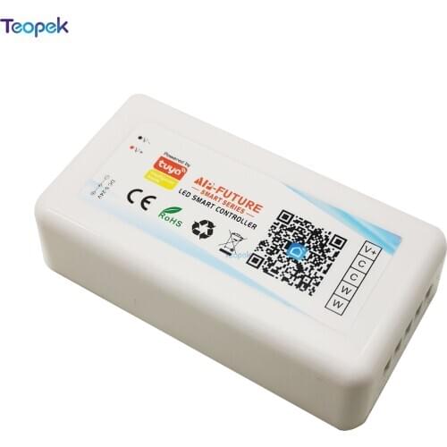 Tuya WiFi LED Controller Voice Control By Alexa Google Assistant DC5V-24V For DIM CCT RGB RGBW RGBCCT LED Strip Smart Life APP
