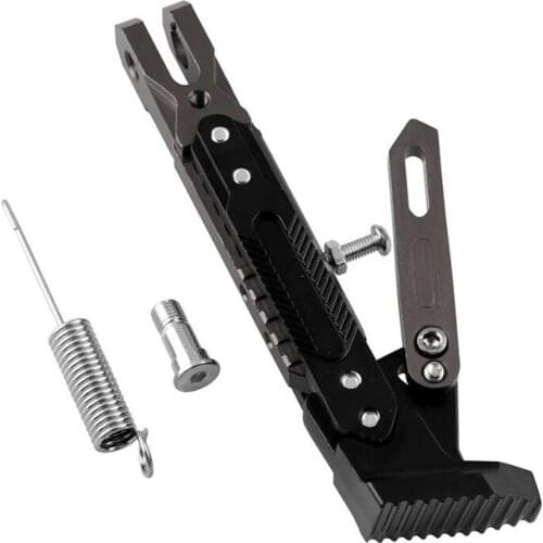 Universal Motorcycle Adjustable Kickstand Foot Brace CNC Motorcycle Parking Leg Foot Side Support Stand