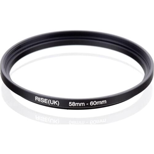 RISE(UK) 58mm-60mm 58-60 mm 58 to 60 Step up Filter Ring Adapter