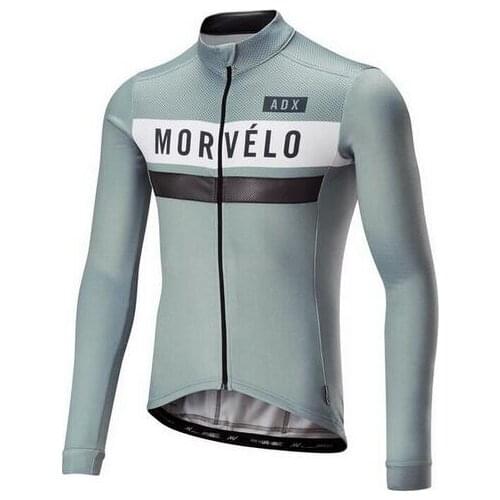 Morvelo Outdoor Sports Cycling Jersey Spring Summer Bike Bicycle Long Sleeves MTB Clothing Shirts Wear Bike Jersey
