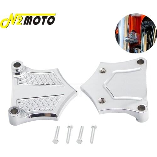 0.75"/3/4" Motorbike Mudguard Spacer Gasket Aluminum Front Fender Bracket w/ Mounting Bolt For Harley Lowers Touring Fender 30"