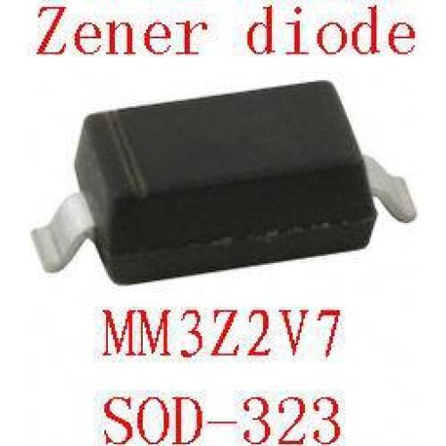 0805 smd zener diode sod-323 MM3Z2V7 100pcs