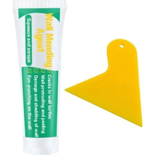 100ml Wall Mending Agent Wall Repair Cream Latex Paint Repair Paste With Scraper