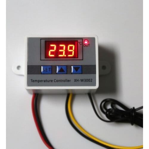 12V 24V 220V W3002 Digital Temperature Controller 10A LED Thermostat Regulator