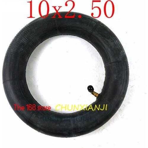 2 Pcs10x2.50 Inner Tire 10*2.50 Inner Tube with Bent Valve for Electric Scooter Balancing Hoverboard Self Smart Balance