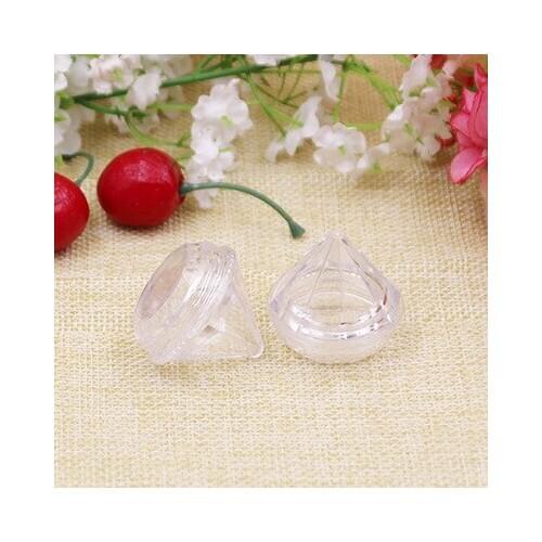 50/100Pcs 5g Travel Portable Mini Cosmetic Empty Bottle Diamond Shape Eyeshadow Makeup Cream Container Refillable Bottles