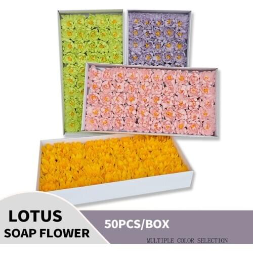 50pcs Handmade Chrysanthemum Heads Aster Home Wedding Hand Decoration Artificial Single Soap Flower Bouquets