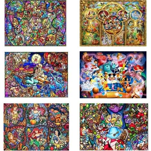 Full Square Drill Embroide 5D Diamond Painting"Cartoon princess Disney mouse "Embroidery Cross Stitch Mosaic Home Decor