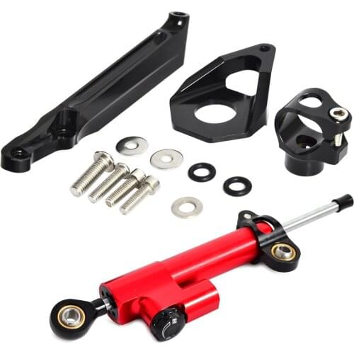 CNC Steering Damper Stabilizer Mounting Bracket for Honda CBR600RR 2005 2006 Steering Damper Stabilizer Bracket Mounting Holder