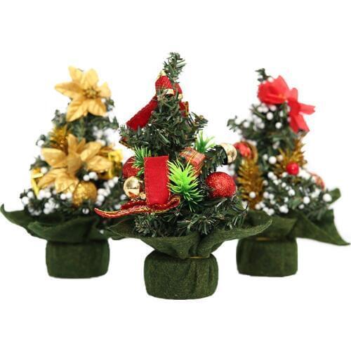 Small Christmas Tree Desktop Decoration Tree For Christmas Home Party Decoration