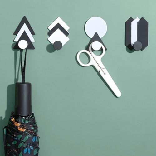 Nordic Style Coats Hats Towels Keys Holder Cloth Hanger Stainless Steel Multifunction Wall Mounted Home Decorative