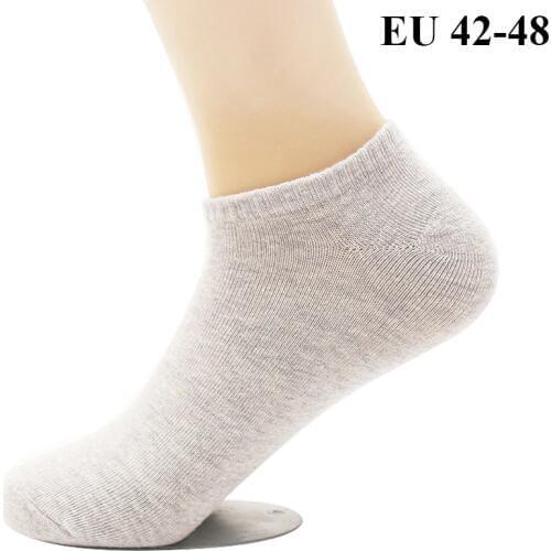 10 PCS=5 Pairs Mens Cotton Dress Socks Plus Large Big Size 44, 45, 46, 47, 48, Business Casual Socks Calcetines Black Sox Meias