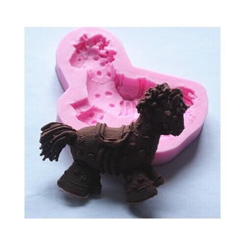 Wholesale/retail,free shipping,1 PCS FM425 lIittle horse silicone mould chocolate mold