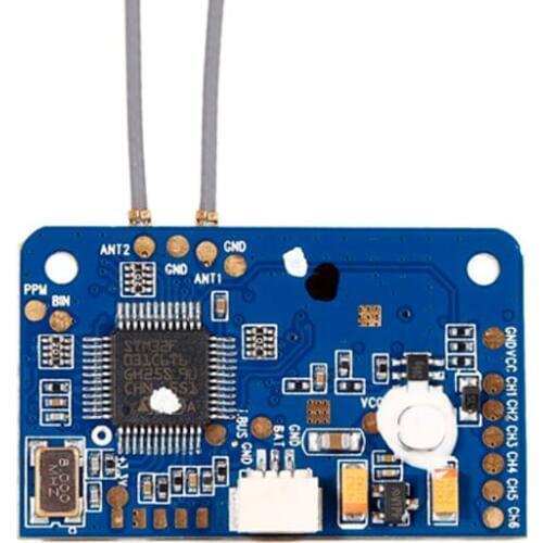 Flysky FS X6B Receiver AFHDS 2A System Transmitter 2.4G 6 Channel w/ Voltage Sensor