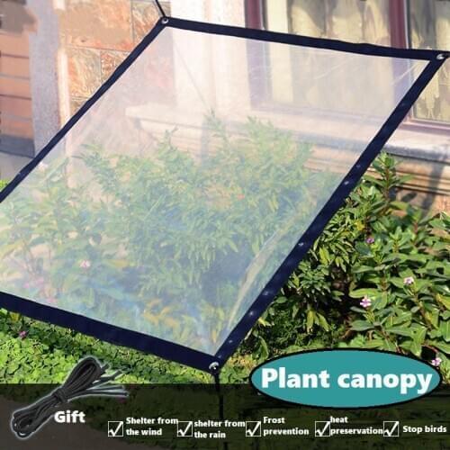 Transparent Thickening Plants Care Cover Greenhouse Garden Balcony Succulents Insulation Film Resist Frost Rain Proof Shelter