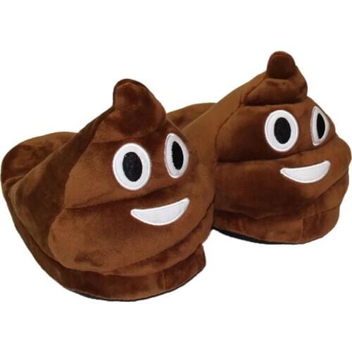 Women/Male Cute Funny Plush Slides Unisex Winter Cotton Shoe Indoor Non-slip Warm Home Slippers Ladies Big Size 35-43 Flip Flops