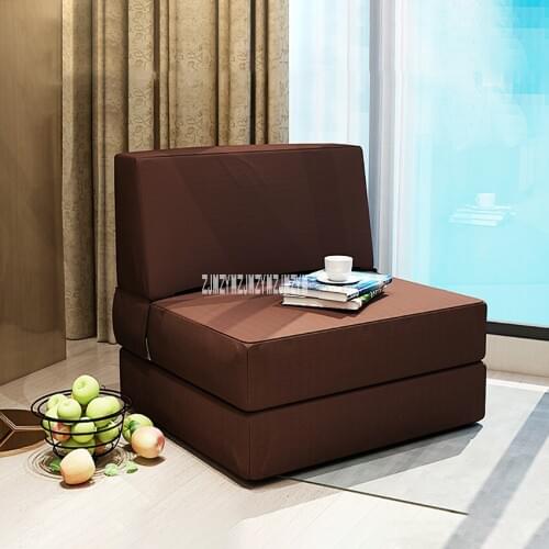 N826 Modern Simple Comfortable Sponge Tatami Sofa Chair Sleeping Bed Multifunction Washable Lazy Sofa Living Room Foldable Sofa