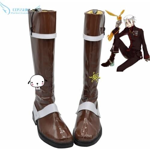 D.Gray-man Lavi Rabi Cosplay Shoes Boots Professional Handmade ! Perfect Custom for You