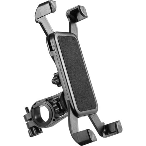 Bike Phone Holder Universal Bicycle Motorcycle Handlebar Rack Mount 360 Rotatable Bicycle Phone Holder for iPhone X Samsung