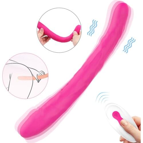 Strap-on Vibrators Sex Toys for Couples Penis Dildo Big Double Penetration Rubber Penis Vibrator with Remote Control Gay Lesbian