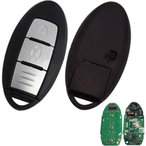 Wilongda Auto key 2 button 434mhz 4A pcf7945 chip for Nissan X-Trail Keyless Remote key