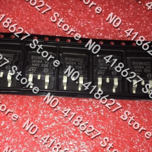 50PCS/LOT B10NK60Z STB10NK60Z TO-263 10A / 600V N-Channel Field Effect Transistor