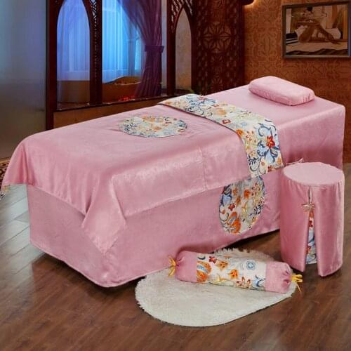 70*190cm Beauty bed skirt Cosmetic Bed cover Quilt cover Pillowcase Desk Cover Customized Size 4PCS #614