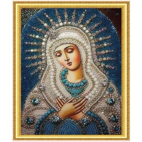 Diamond Embroidery Diy Diamond Painting Cross Stitch Kits Diamond Mosaic Our Lady Full Square Diamond Embroider RS095