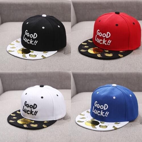 Children Unisex Adjustable Hip Hop Caps Fashion Boys Summer Outdoor Sunhat Baby Girls Breathable Cotton Travel Hat