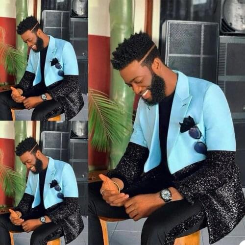 Double Breasted Men Suit Wedding Groom Slim Fit Tuxedos Men Prom Party Wear Ternos Masculino Blazer (Jacket+Pants) Costume Homme