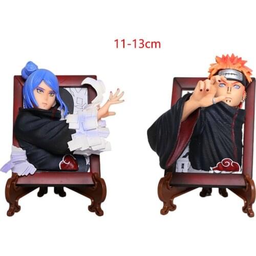 Anime Naruto Shippuden Konan Pain Action Figures GK Model PVC Statue Collectible Anime Toy Doll for Kids New Brinquedos Juguetes