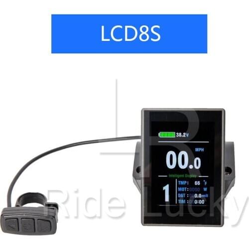 Hot Selling KT LCD8s Display Kunteng 36V 48V LCD8s Control Panel Display for Electric Bicycle Conversion Kit