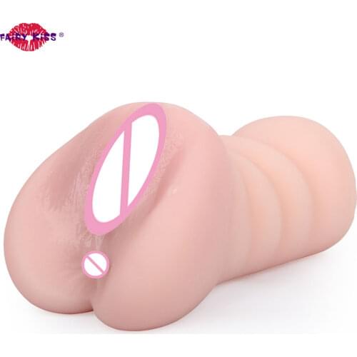 Pocket Real Pussy Artificial Vagina Male Masturbators Cup Soft Deep Throat Realistic Anal Soft Silicon Sex Toys for Men sextoys